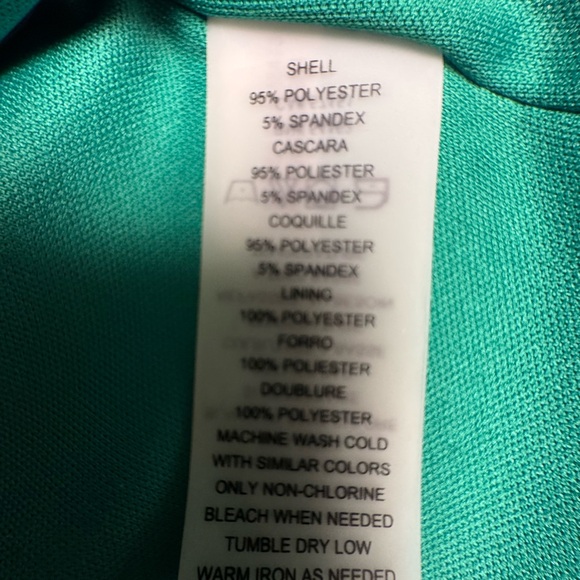 Emerald Green Sleeveless Pleated Fit and Flare Mini Dress sz 4 - Picture 7 of 7